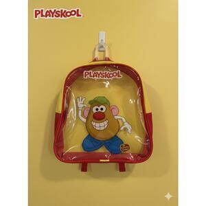Vintage Playskool Mr. Potato Head Red Yellow Classic Kids Backpack